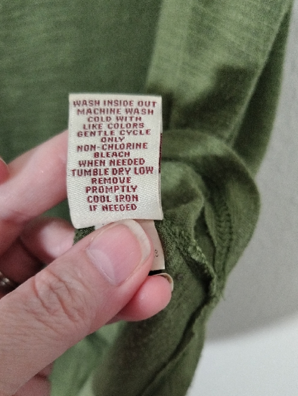 Mudd Olive Cold-Shoulder Top - Picture 10 of 10